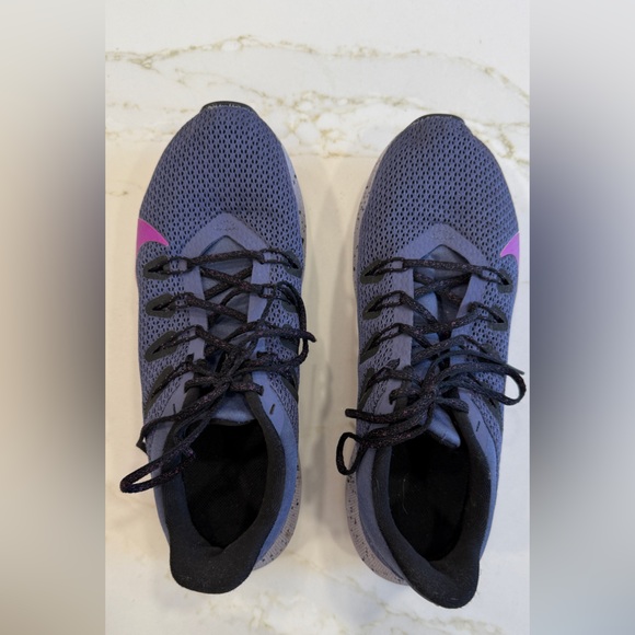 Nike Quest Running Shoes Purple and Pink & Black Womens Size 8.5 - Picture 3 of 8